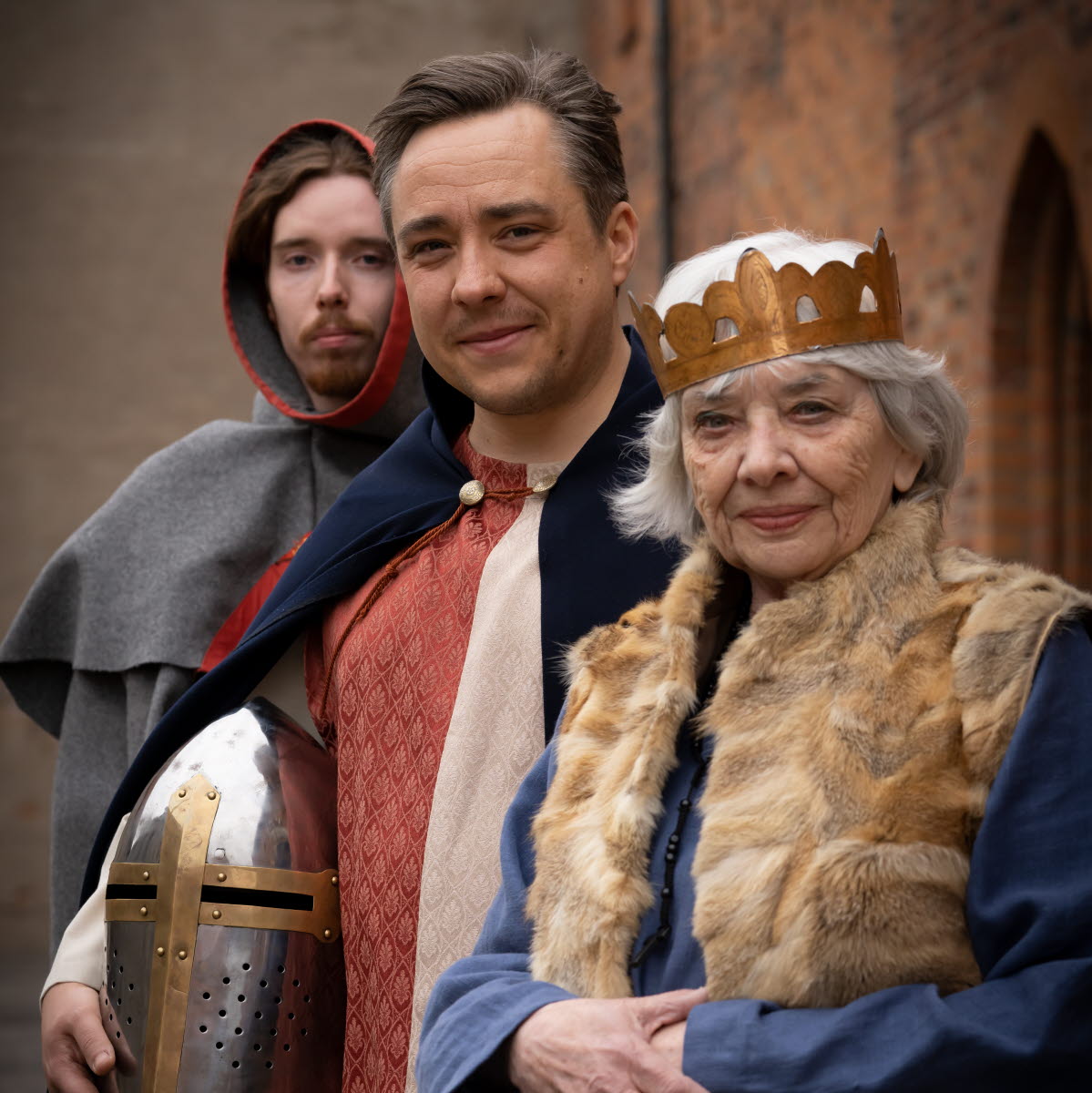 Personal på Sancta Birgitta Klostermuseum.