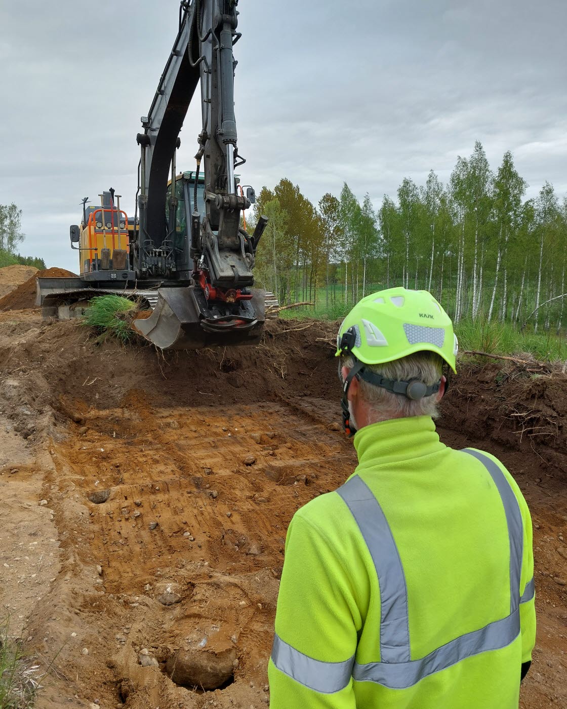 Utgrävning på Bankekind härads avrättningsplats i Grebo, Åtvidabergs kommun.