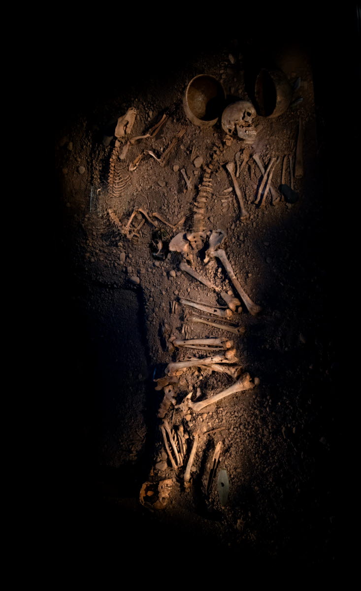 Fotografi på bergsgraven. 