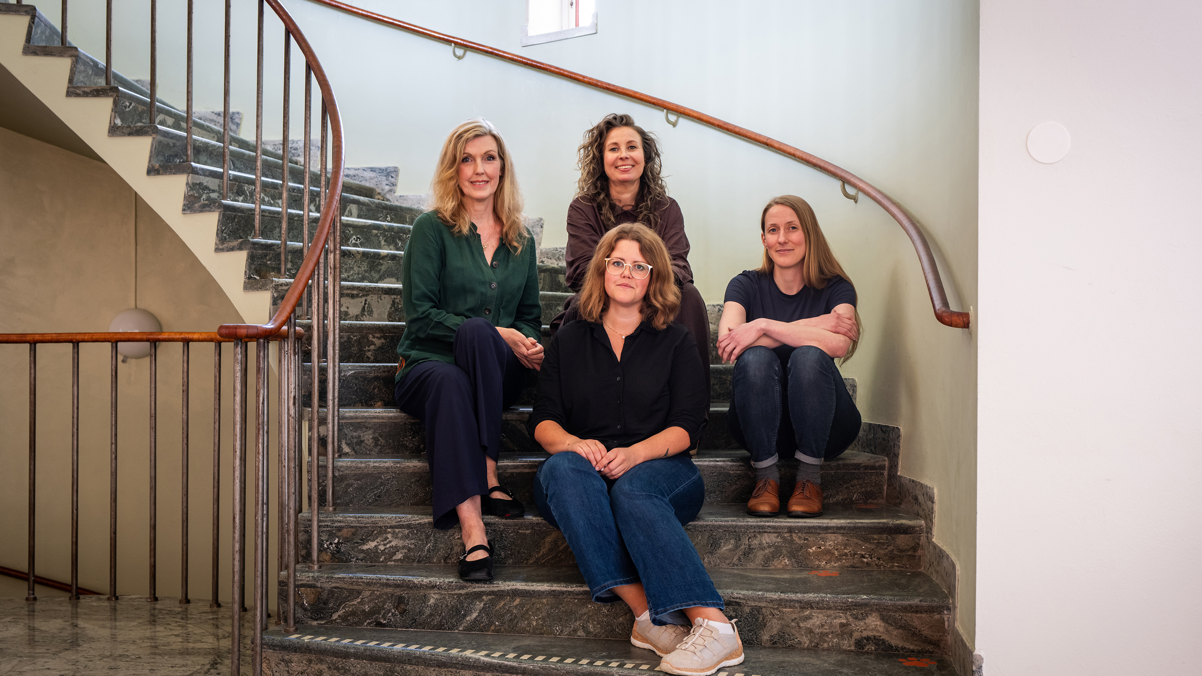 Museets pedagoger; Åsa Nyberg Botshinda, Caroline Morgansdotter Blomsten, Carolina Carlqvist och Karin Lundahl.