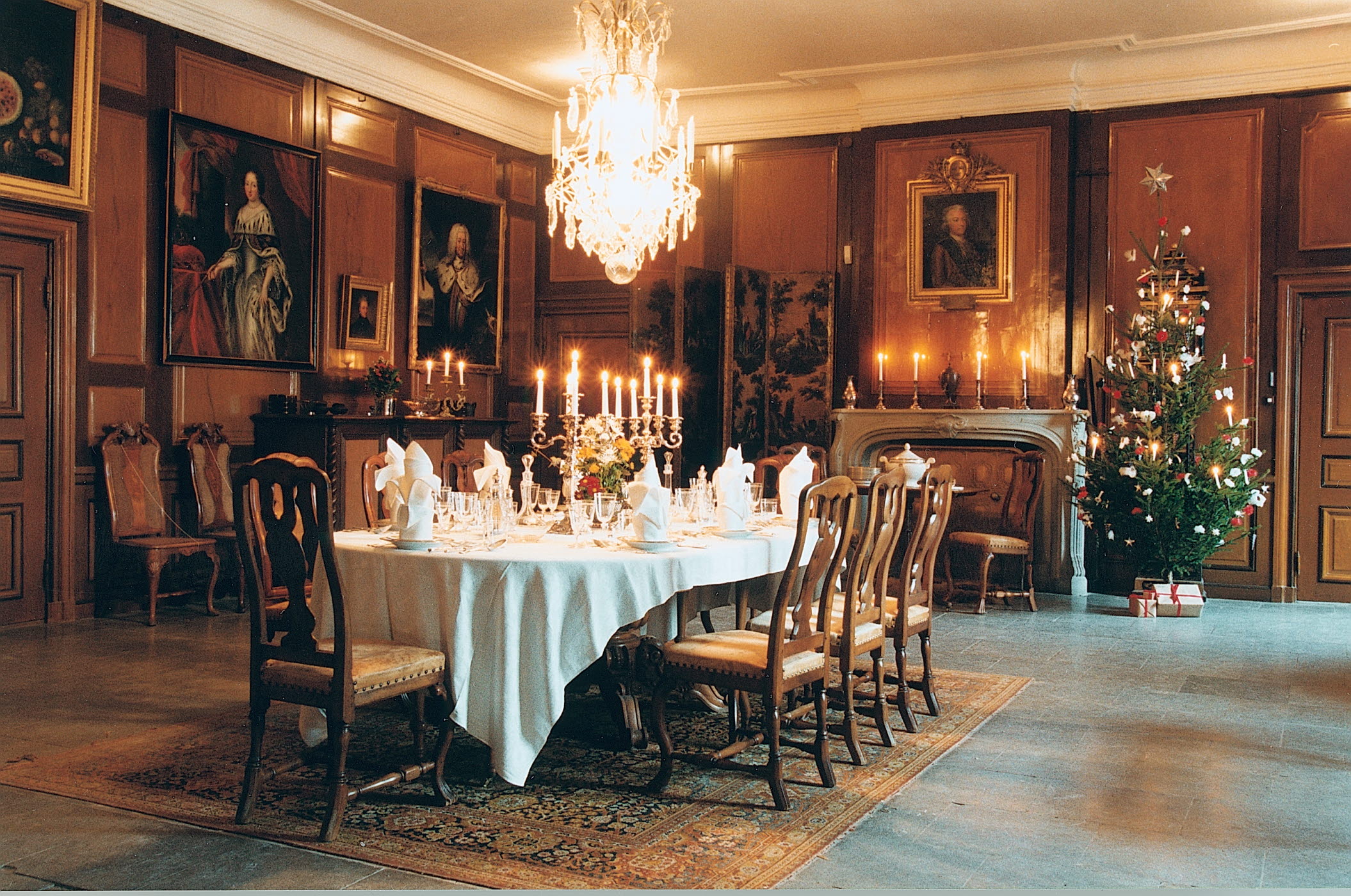 Löfstad slott. Matsal