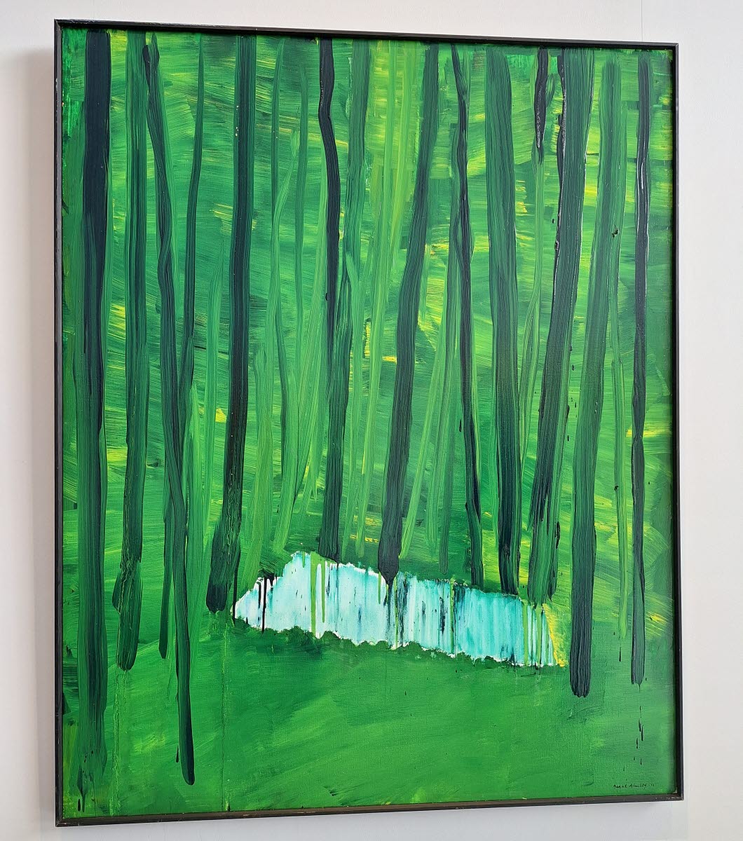 Målning av konstnären Bertil Almlöf.