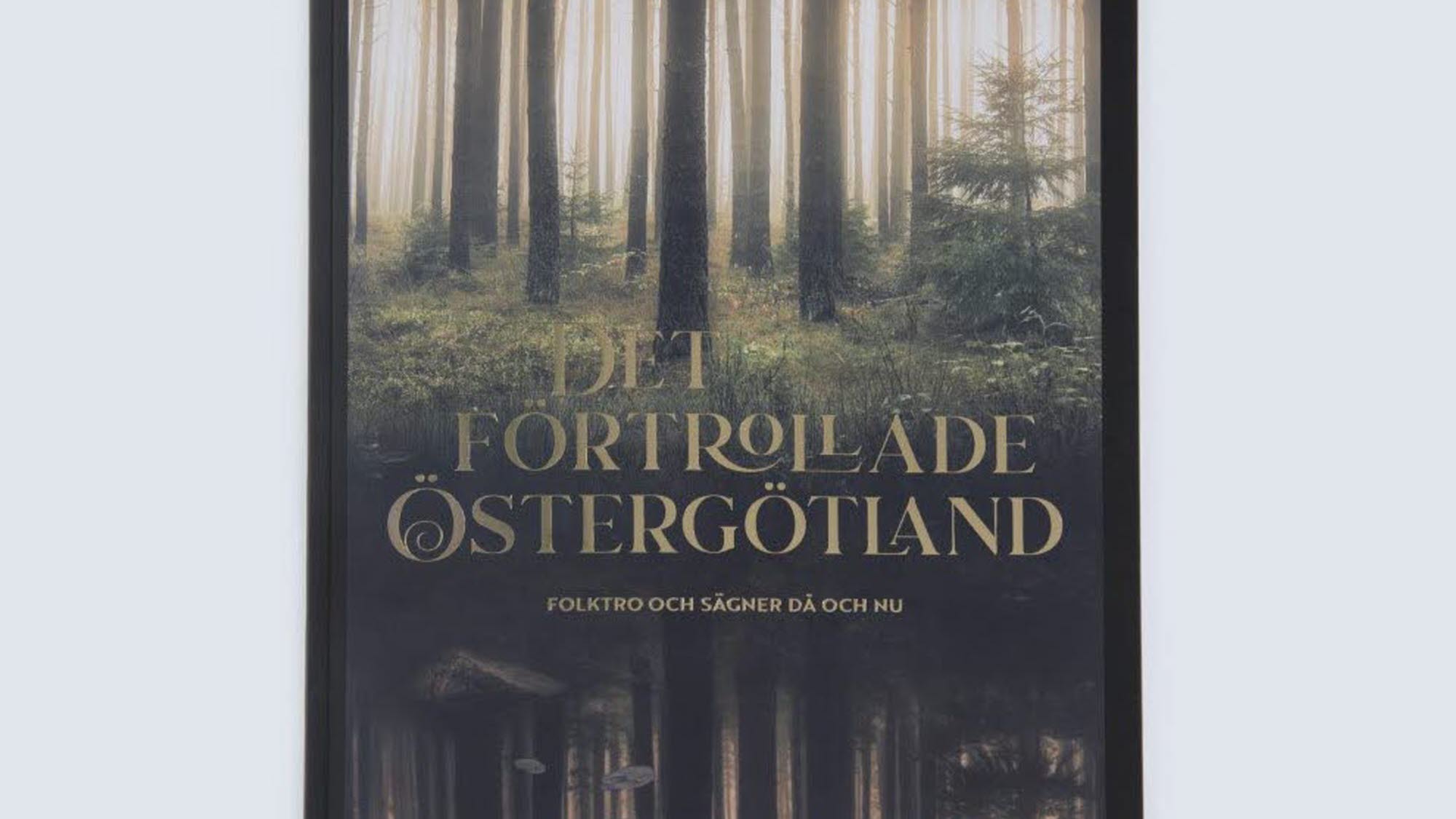 Del av omslaget till boken Det förtrollade Östergötland.