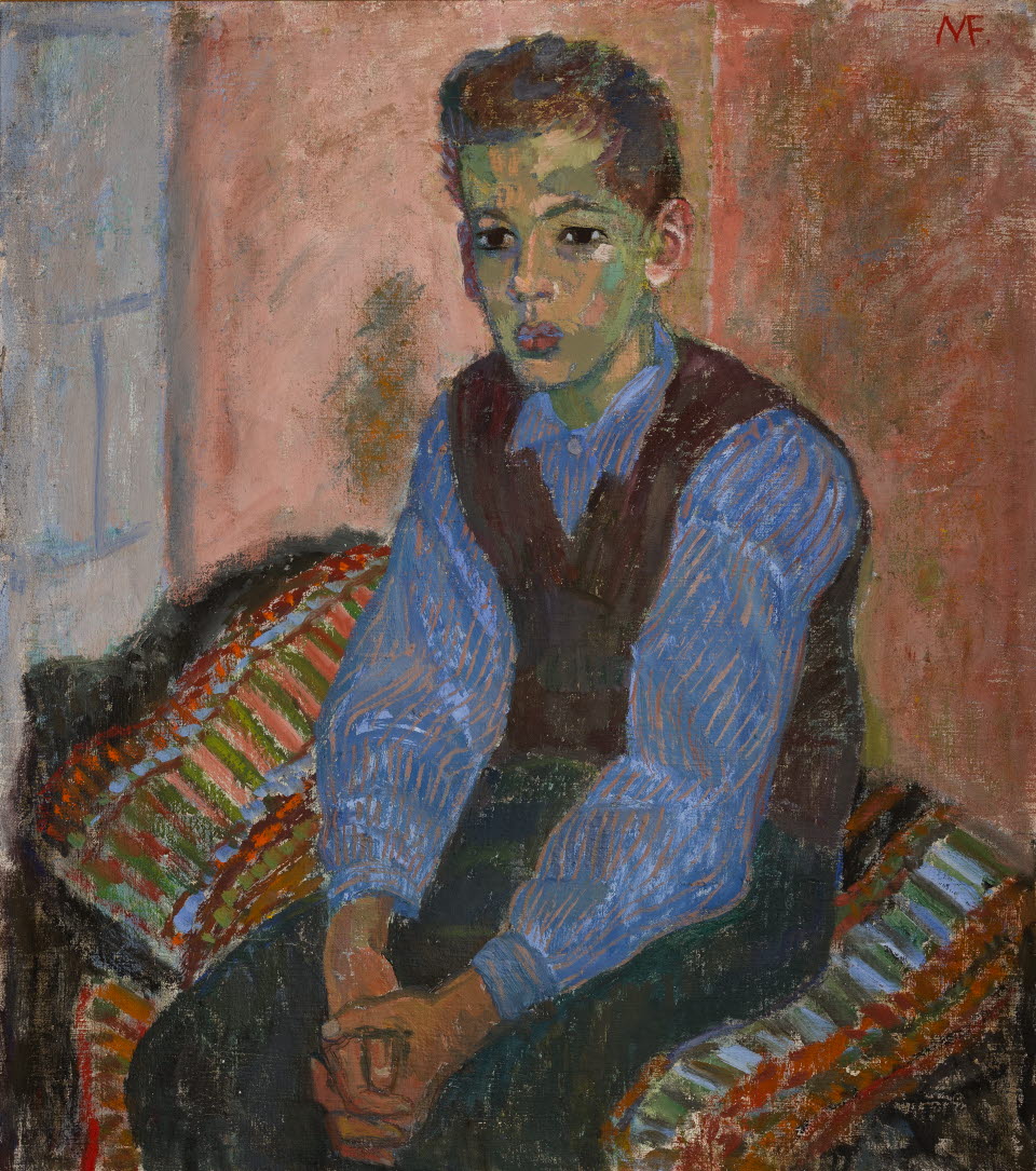 Olle, Mollie Faustman, 1942, olja på duk, OM.LM.001845