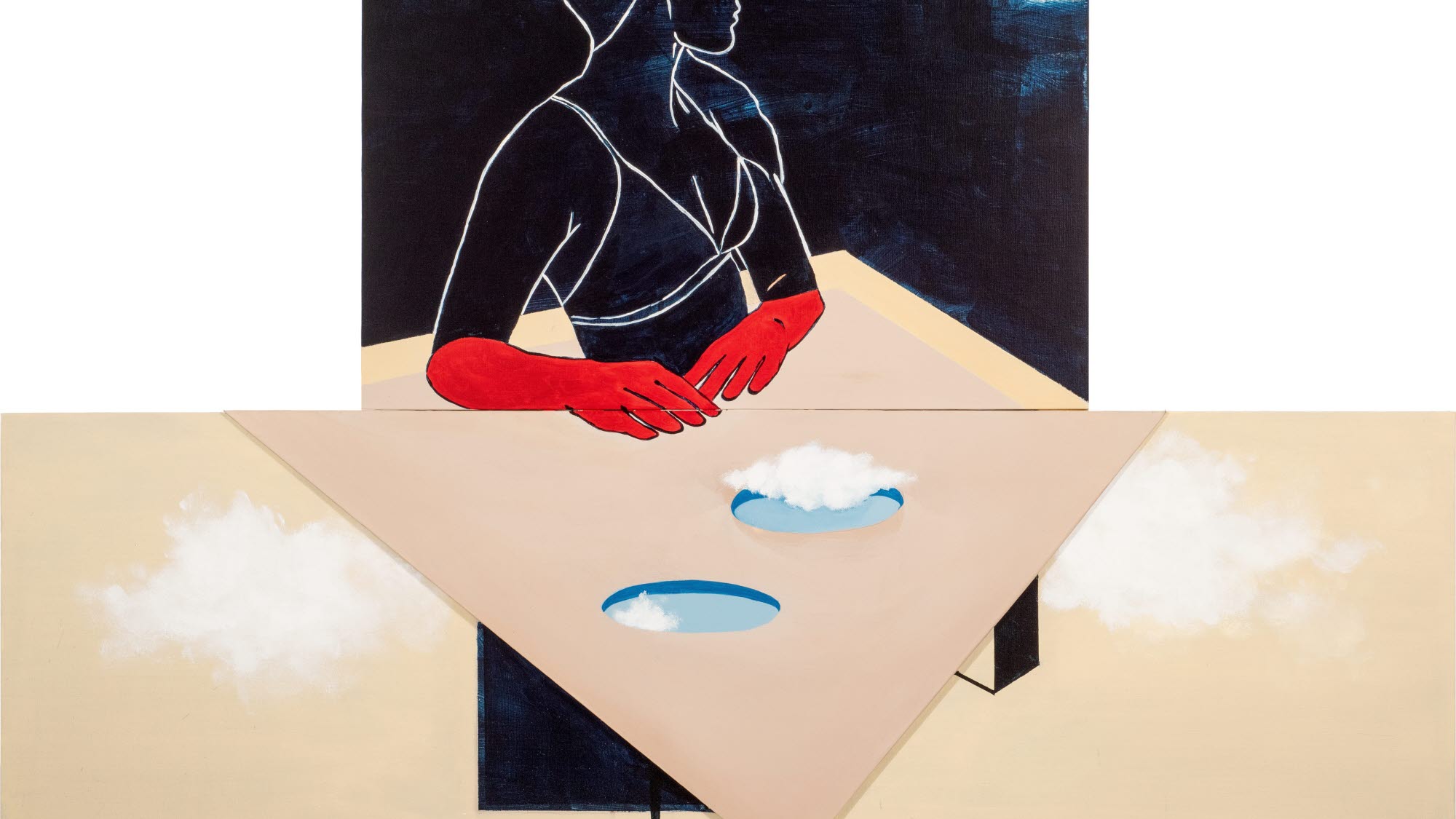 Hasti Radpours målning "This shall also pass".