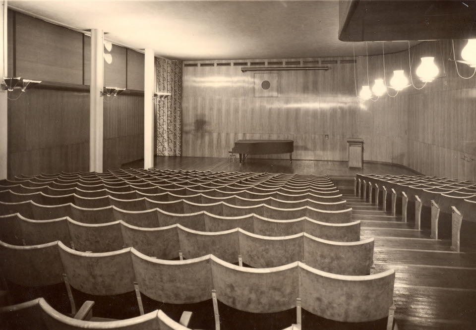 Museet  interiör Wallenbergsalen 1940-tal.
