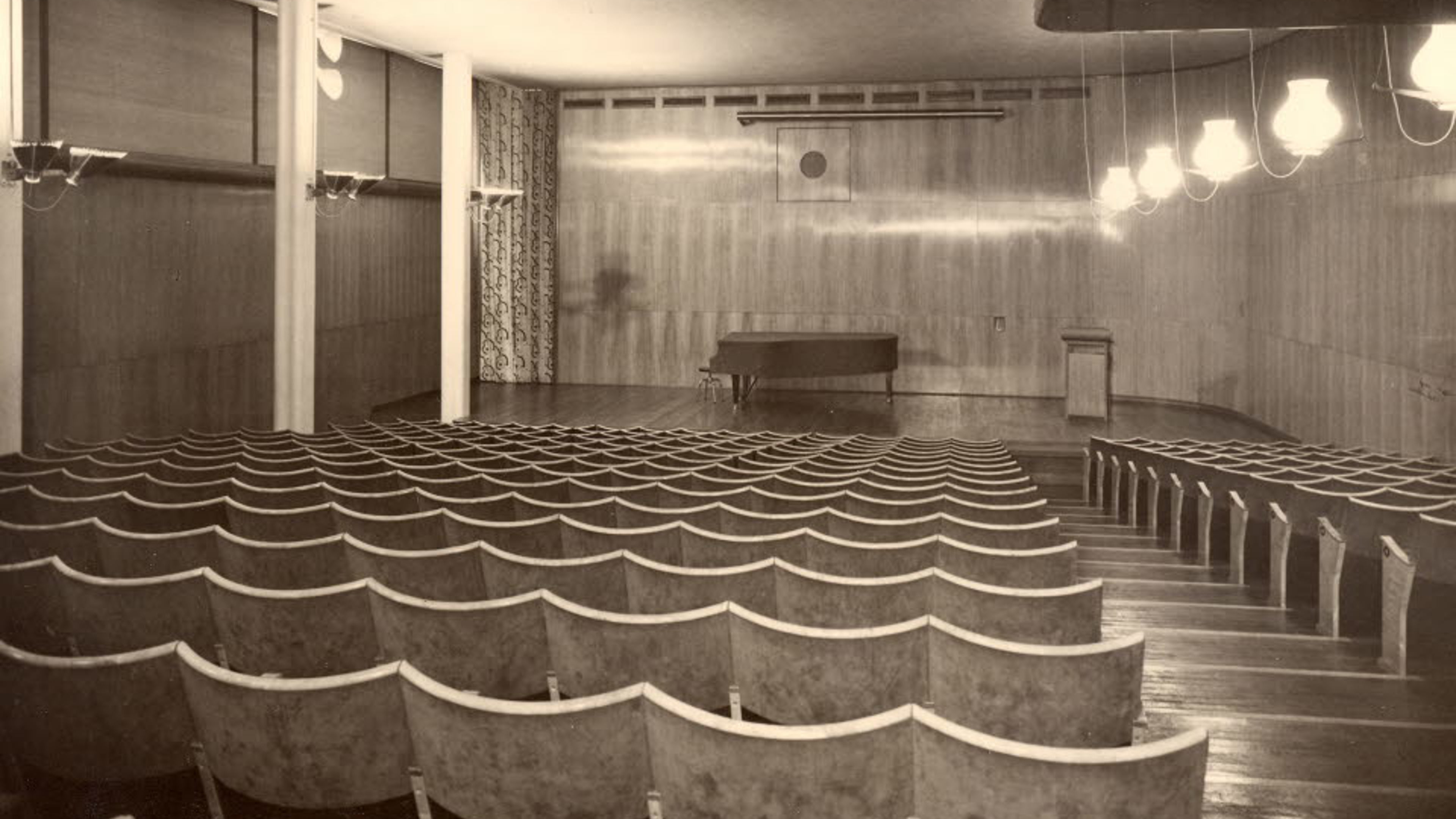 Museet interiör Wallenbergsalen 1940-tal.