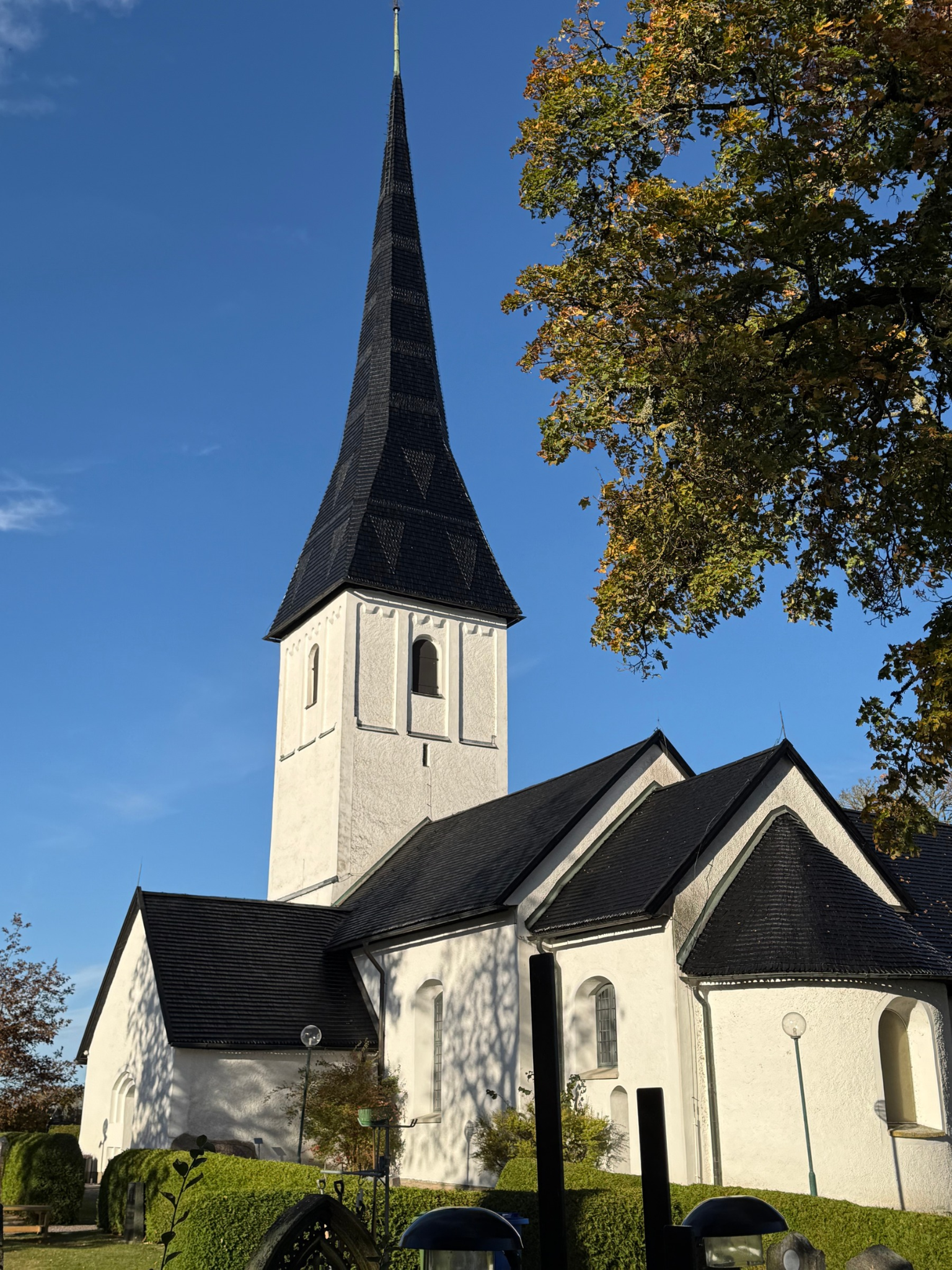Bild på Kaga kyrka. 