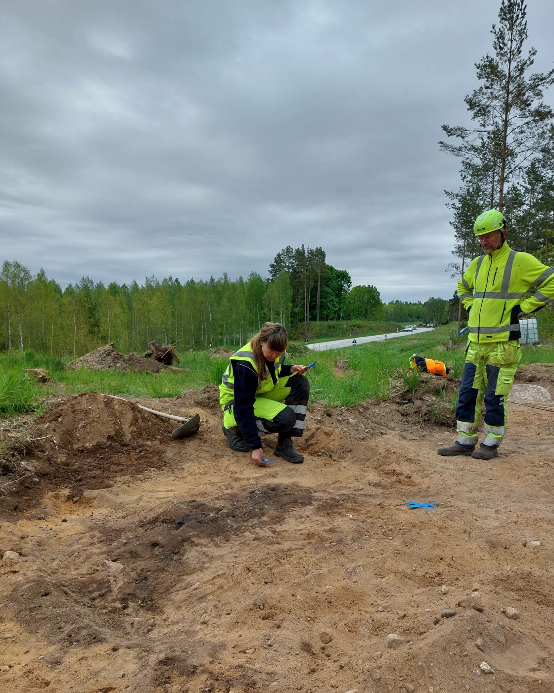 Utgrävning på Bankekind härads avrättningsplats i Grebo, Åtvidabergs kommun.