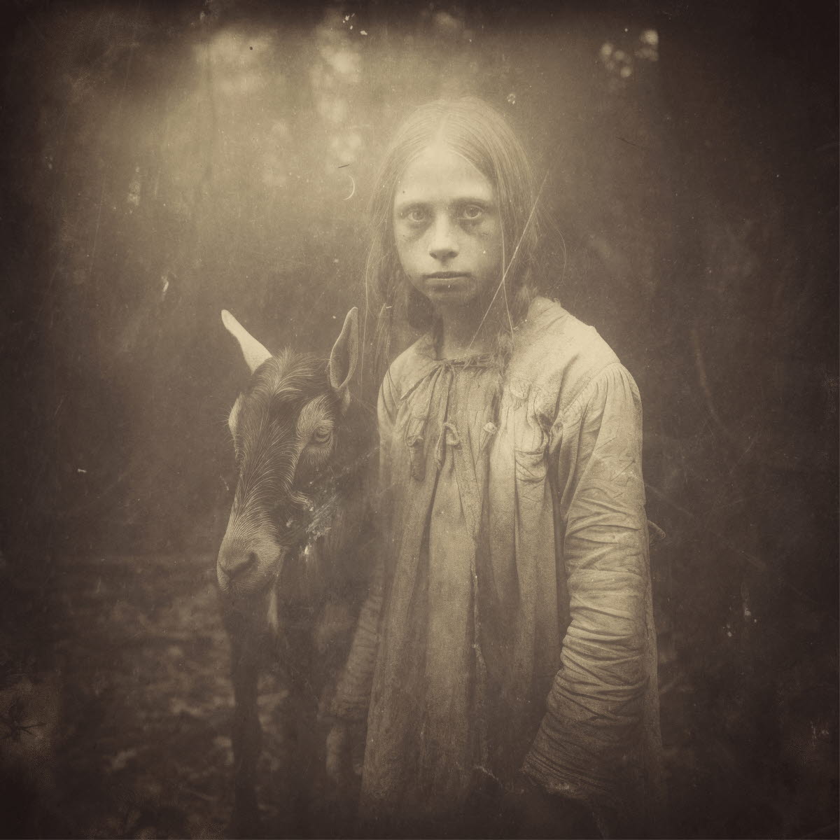 Promptografi av Pompe Hedengren. Ur utställningen HÄXOR. Bilden är AI-genererad.