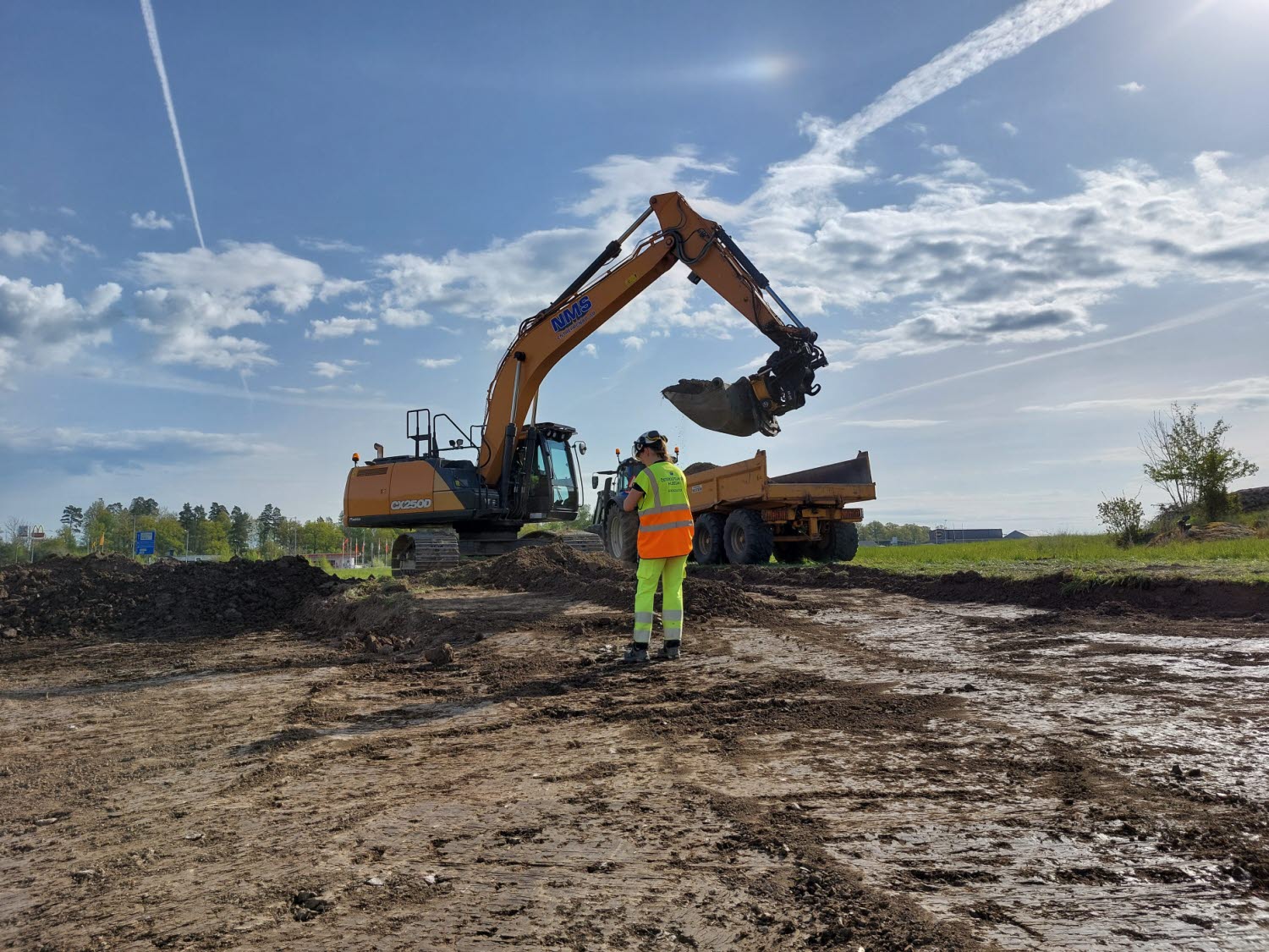 Arkeologisk slutundersökning av boplatser från järnåldern vid Klinga utanför Norrköping.