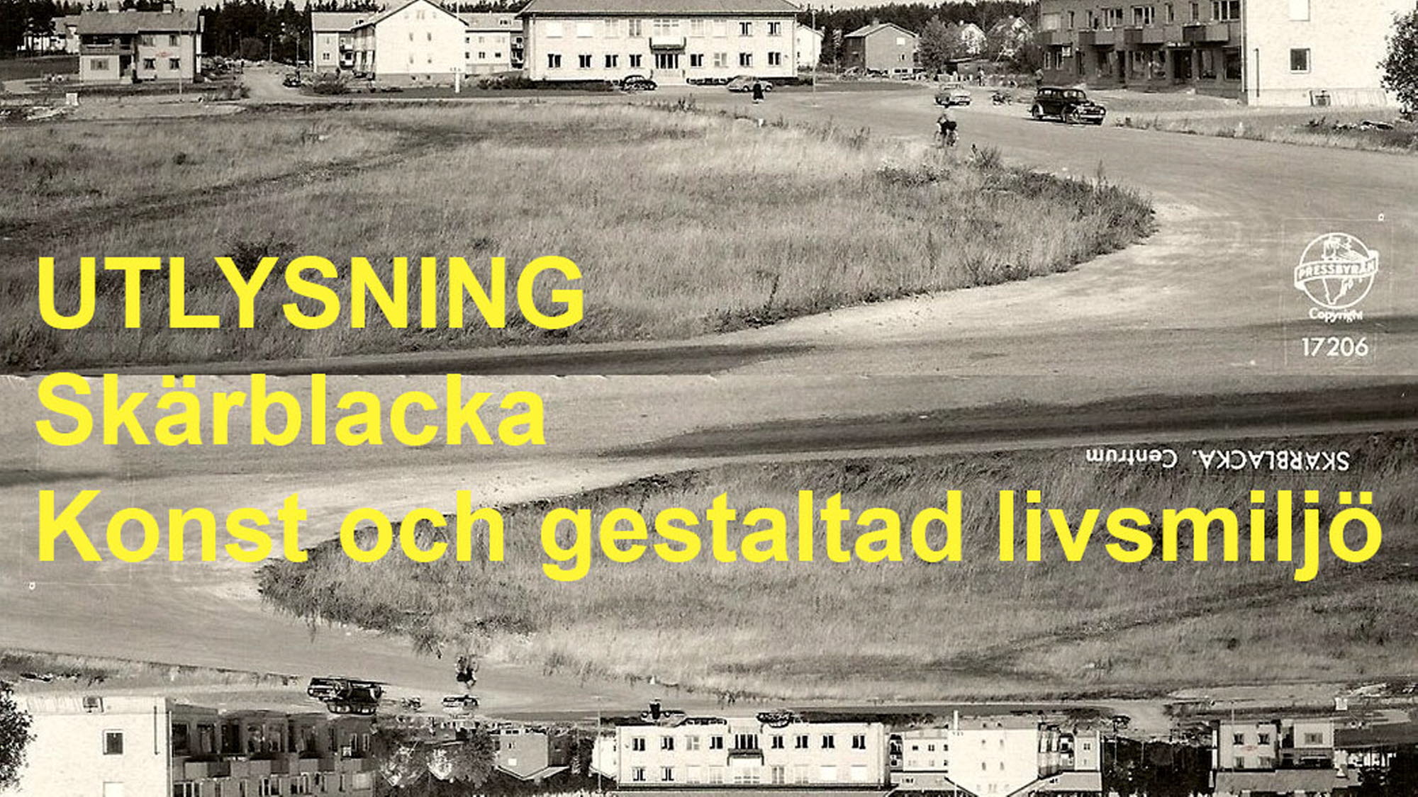 Bild för projektet och utlysningen "Skärblacka - Konst och gestaltad livsmiljö"