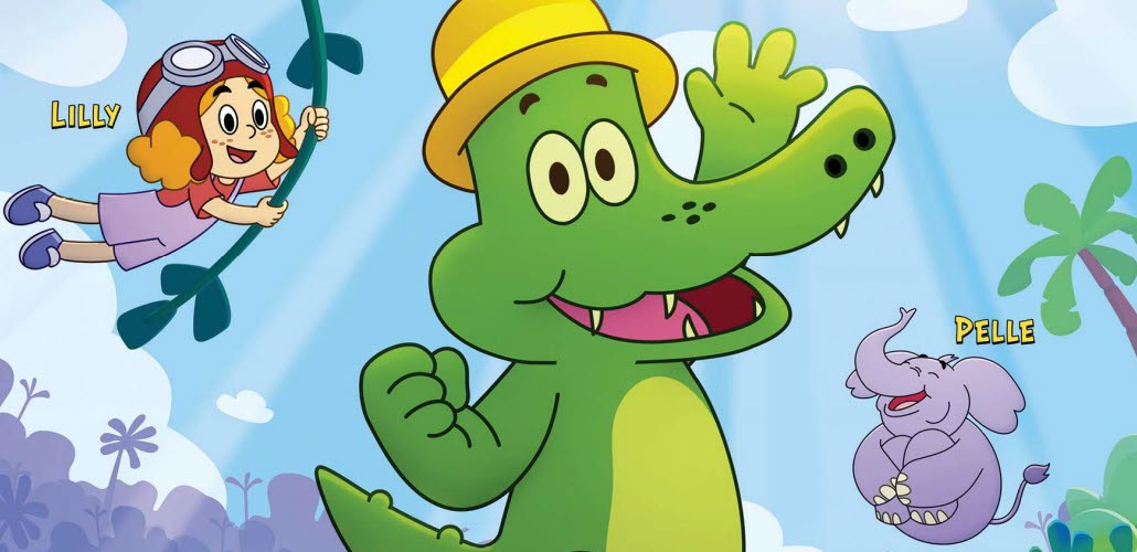 Filmen Arne Alligator och djungelkompisarna.