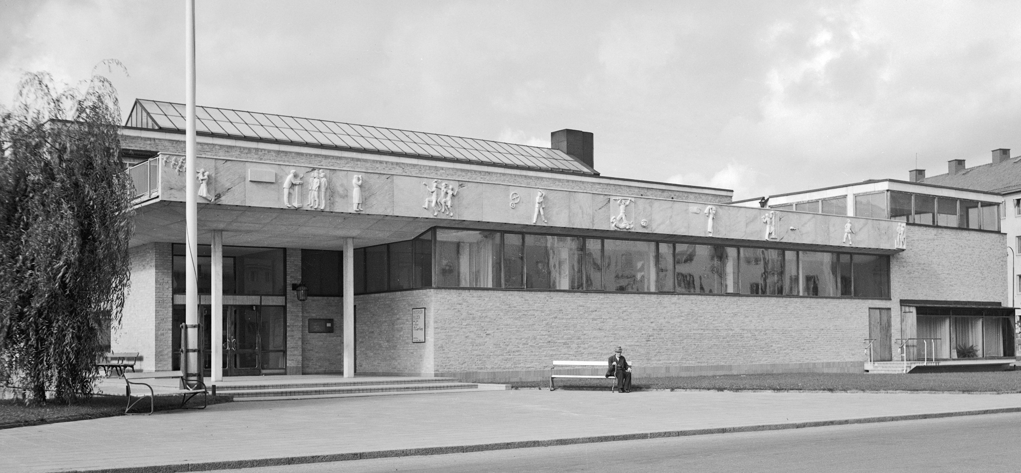 Östergötlands museum. Svartvit 