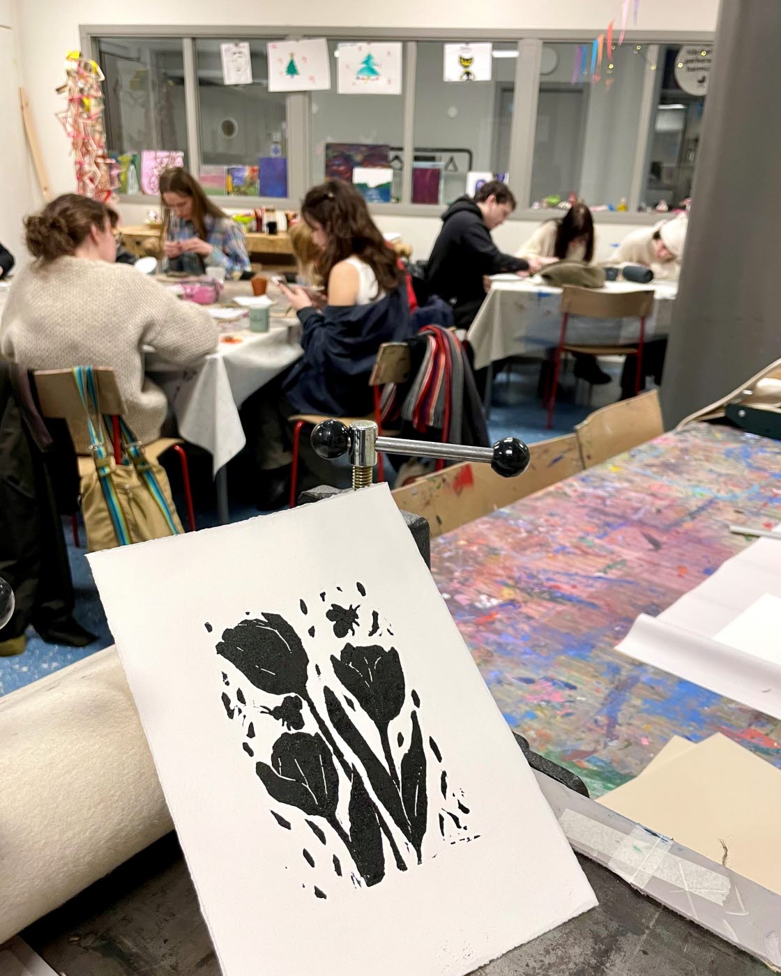 Konstonsdag med Ung Konst Öst på Östergötlands museum.