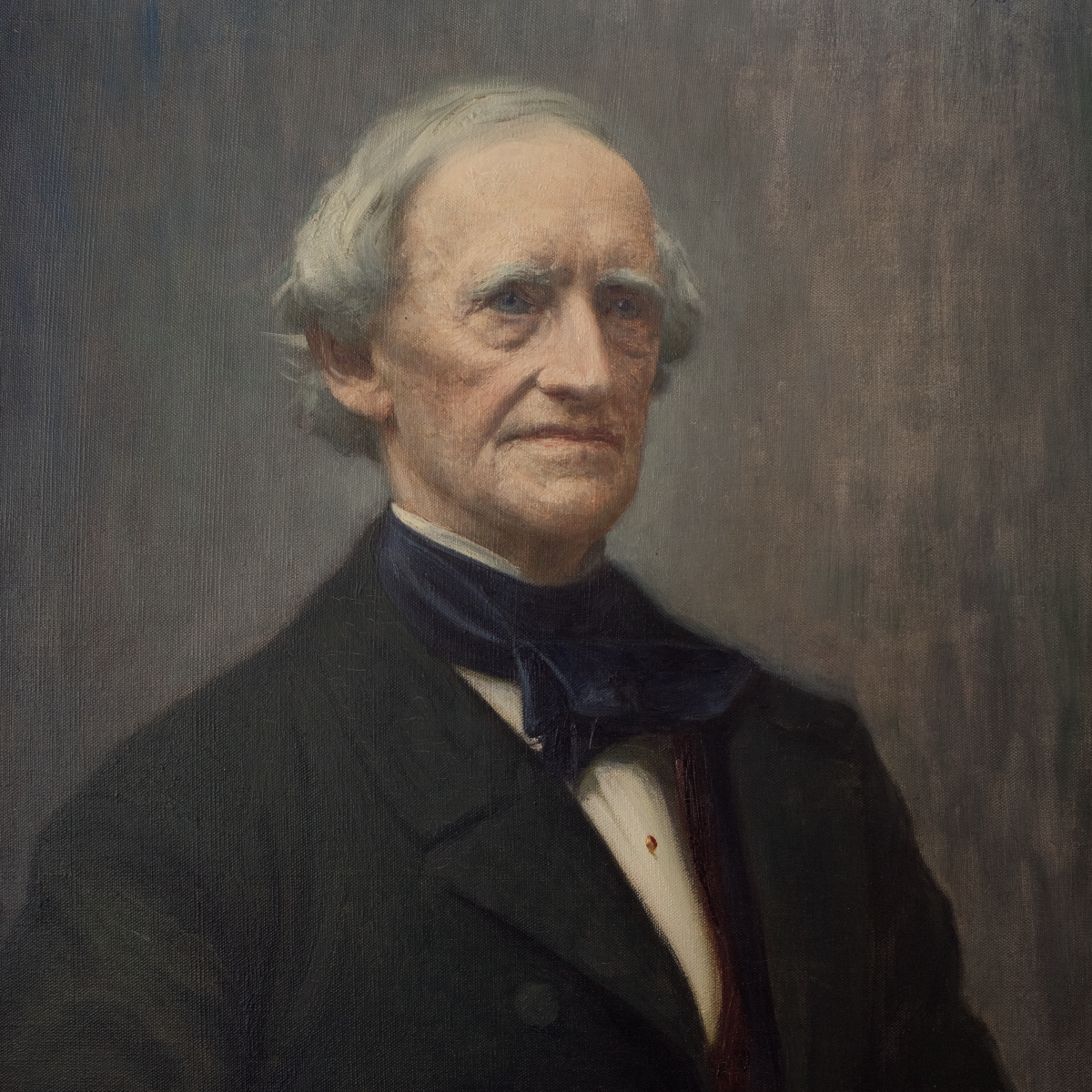 Porträtt av Charles Emil Hagdahl (efter fotografi), konstnär Robert Thegerström, 1908.